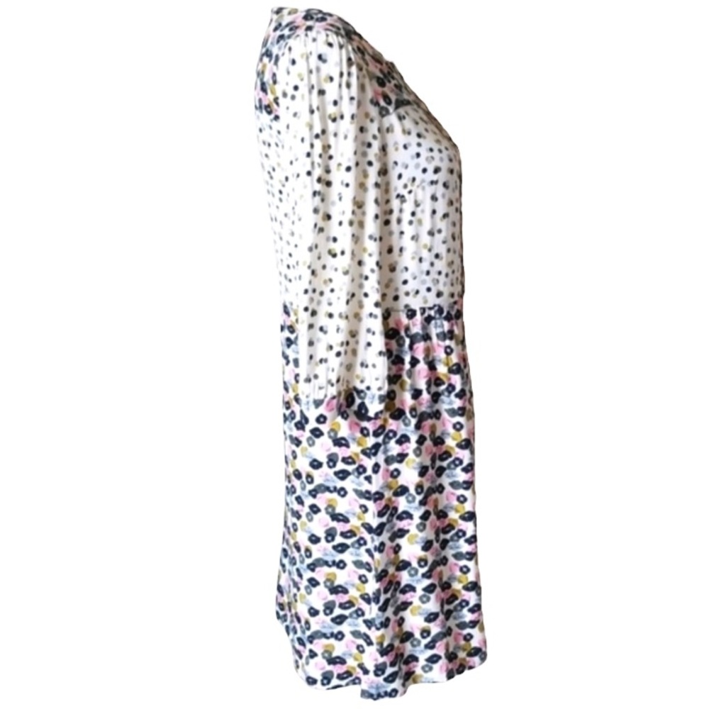 BODEN Hopscotch Poppy Meadow Pintuck Preppy Dress in Ivory size 10L - Picture 8 of 14